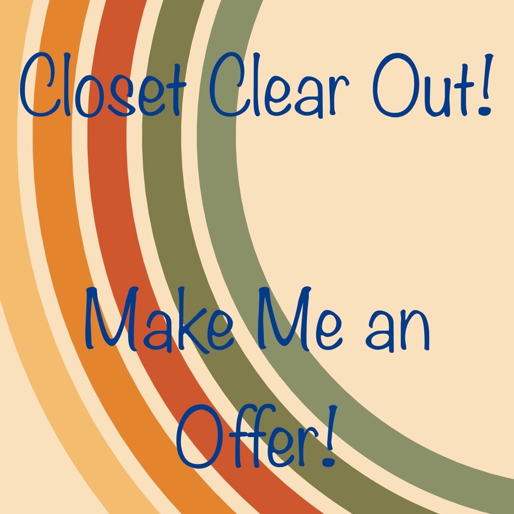 Accepting Reasonable Offers!